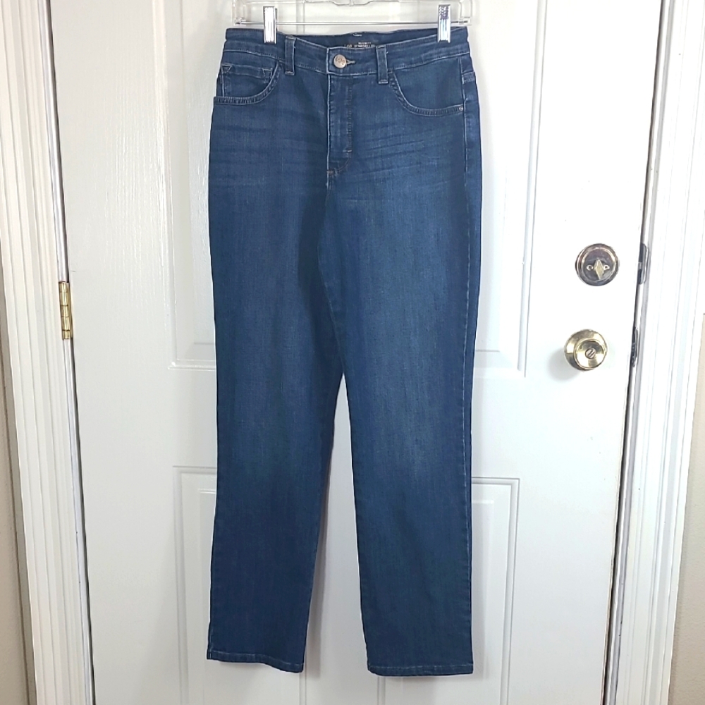 Lee High Rise Straight Leg Jeans